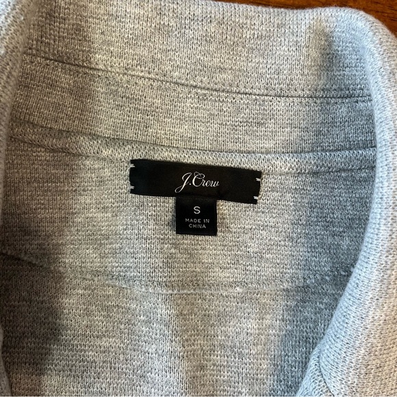 Women’s J. Crew gray cotton wool blend collared cardigan size small - Picture 3 of 8